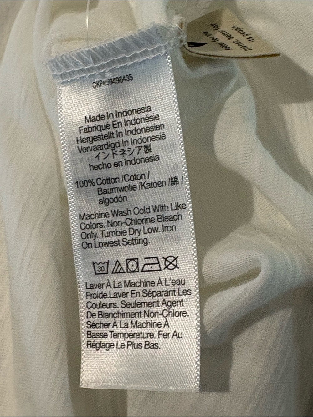 NWT Madewell Women’s Large White V-Neck Pocket Tee -Short Sleeve - Picture 11 of 12